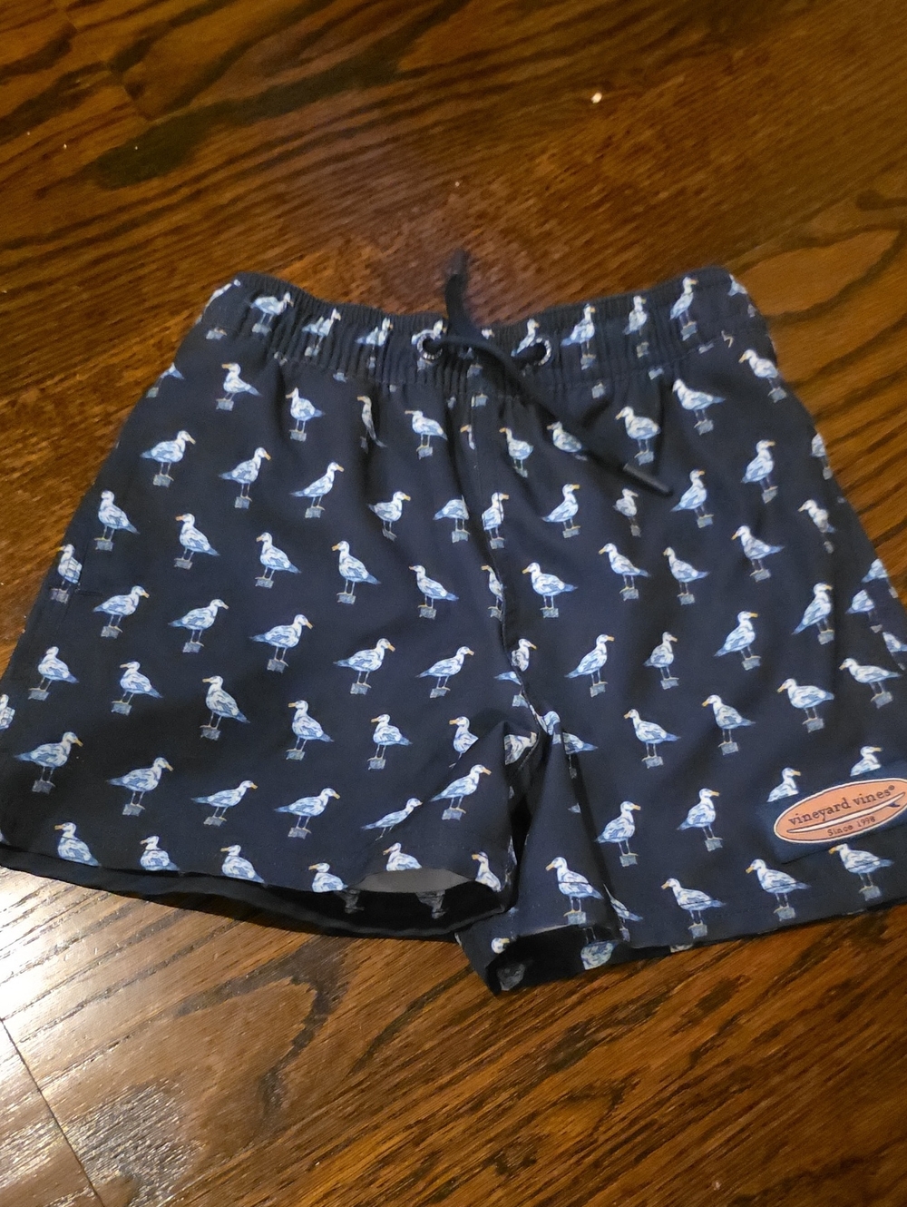 Vineyard Vines Navy Seagull Swim Shorts